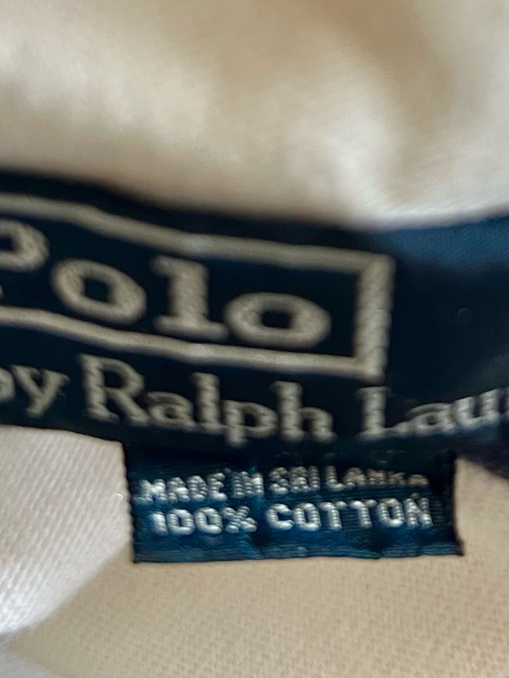 Ralph Lauren Navy and White Striped Rugby Shirt - Picture 7 of 9
